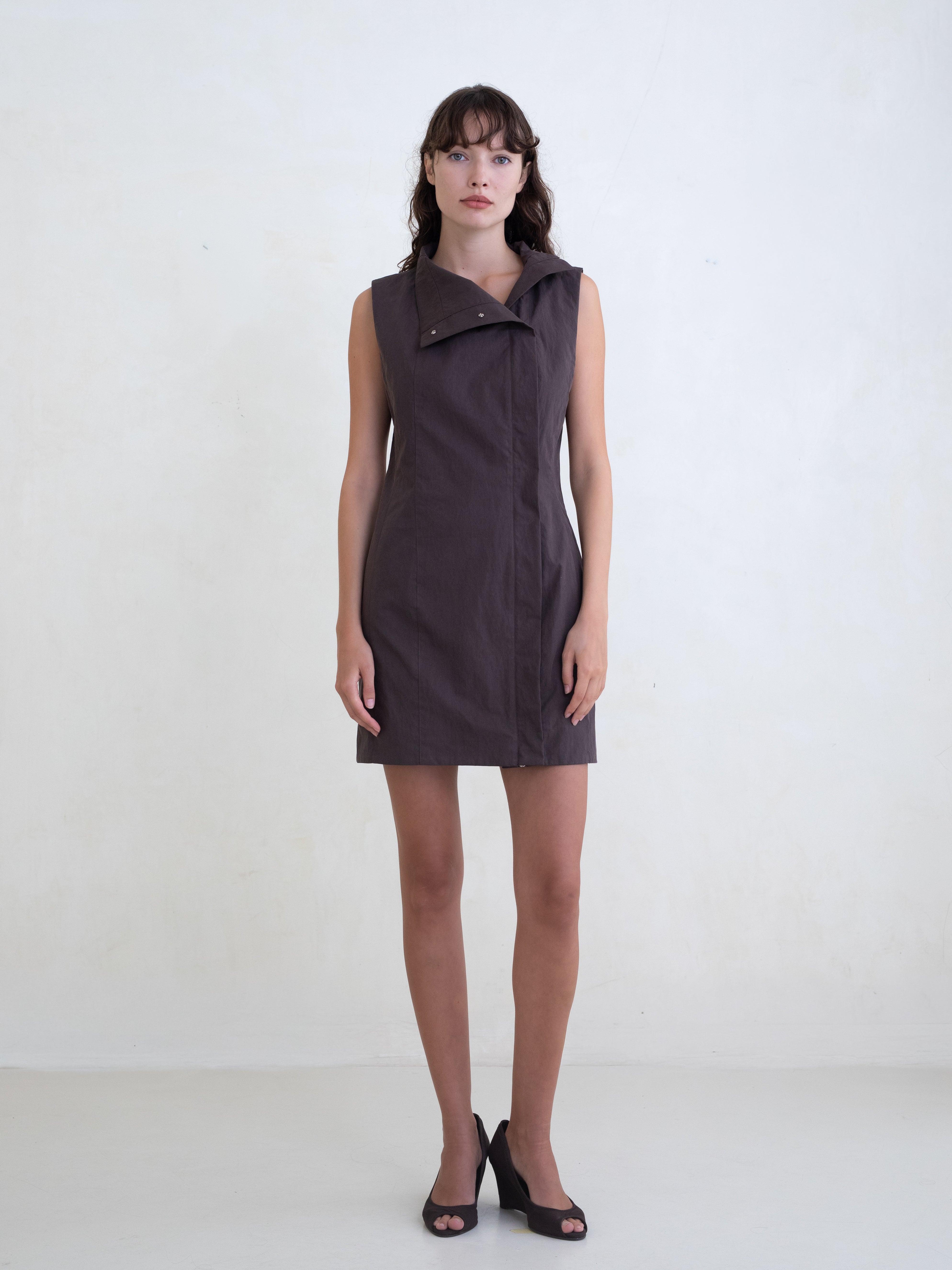 Secrets Dress - Brown