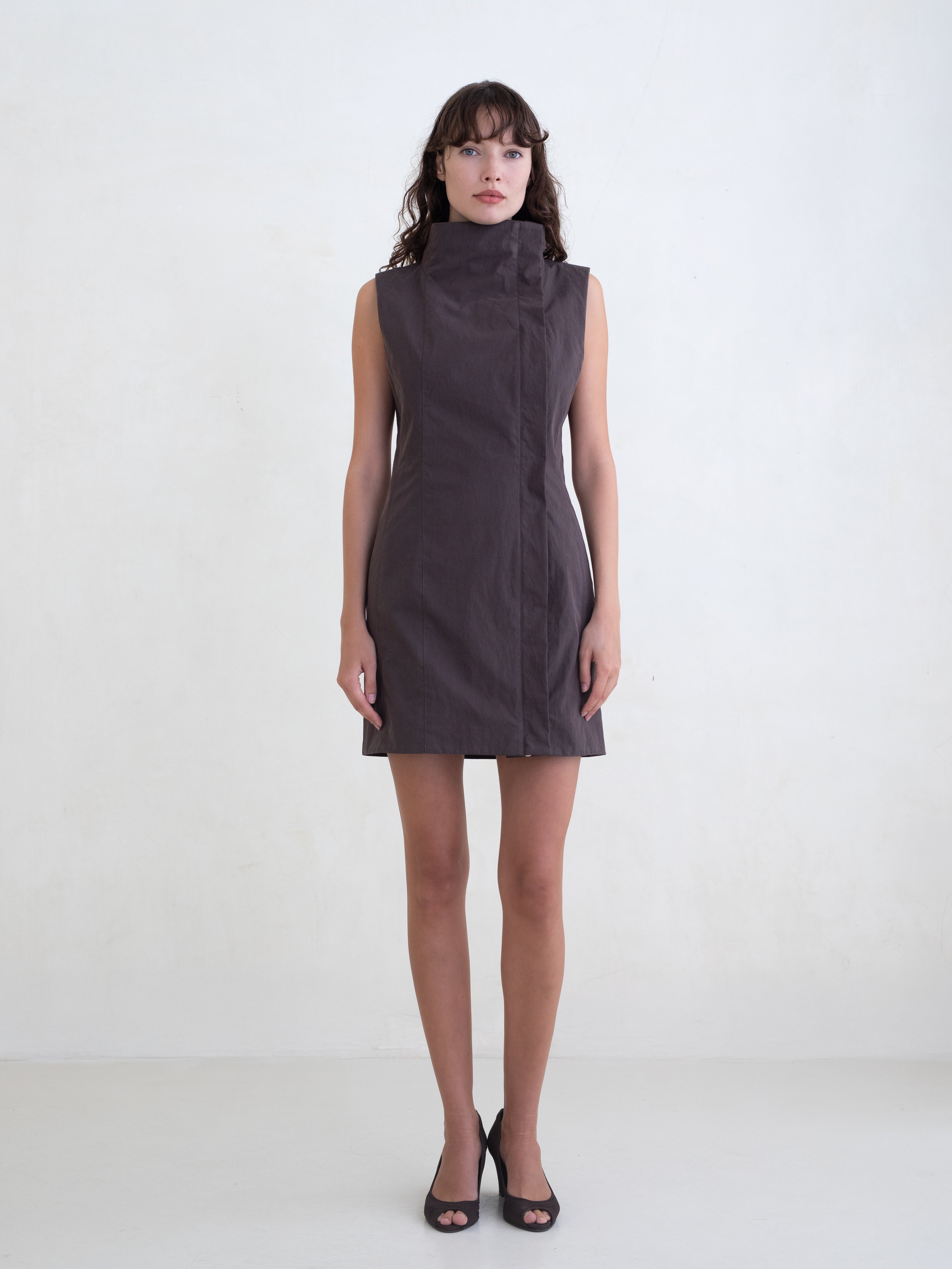 Secrets Dress - Brown