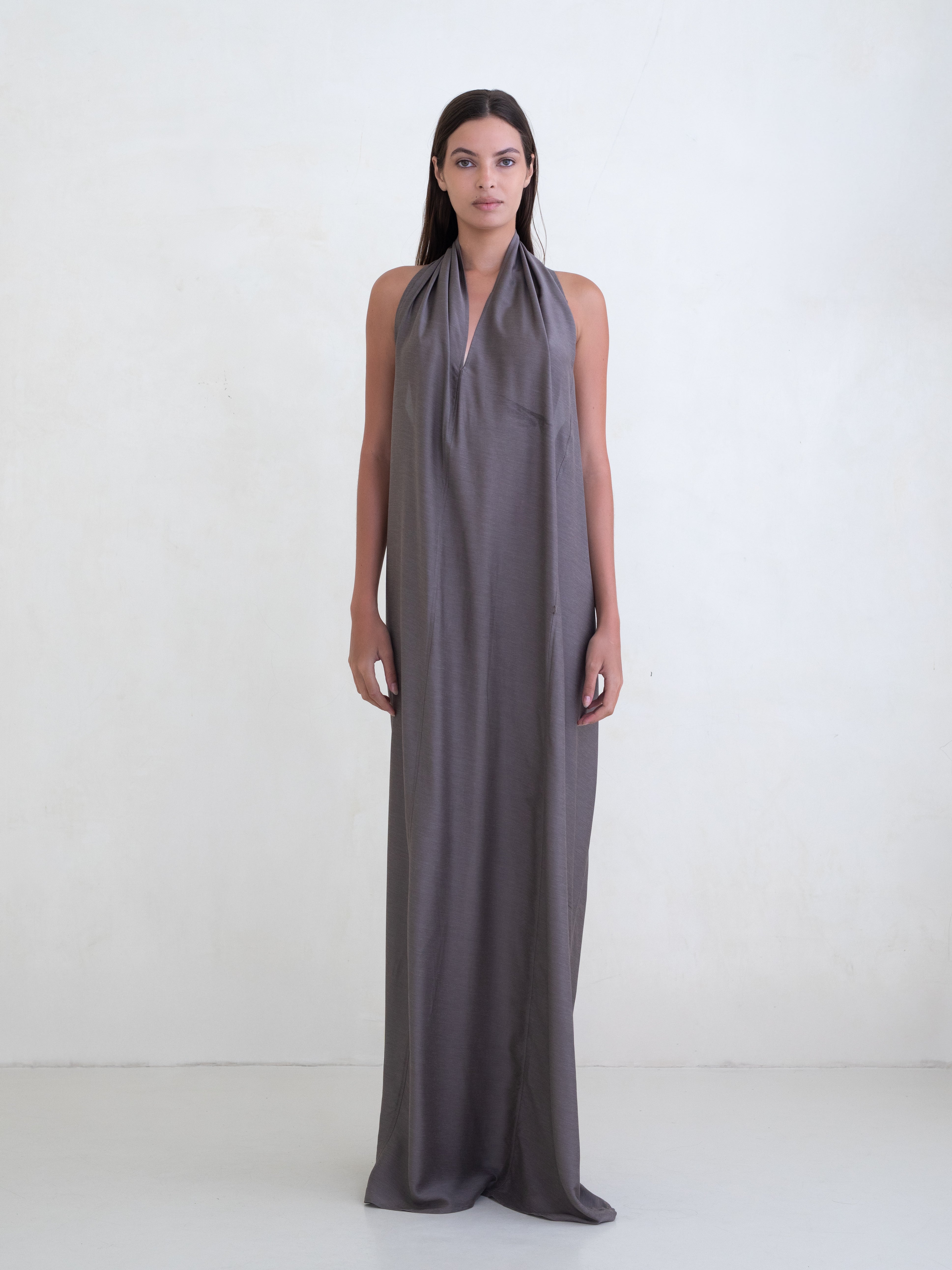 Spiral Dress - Taupe