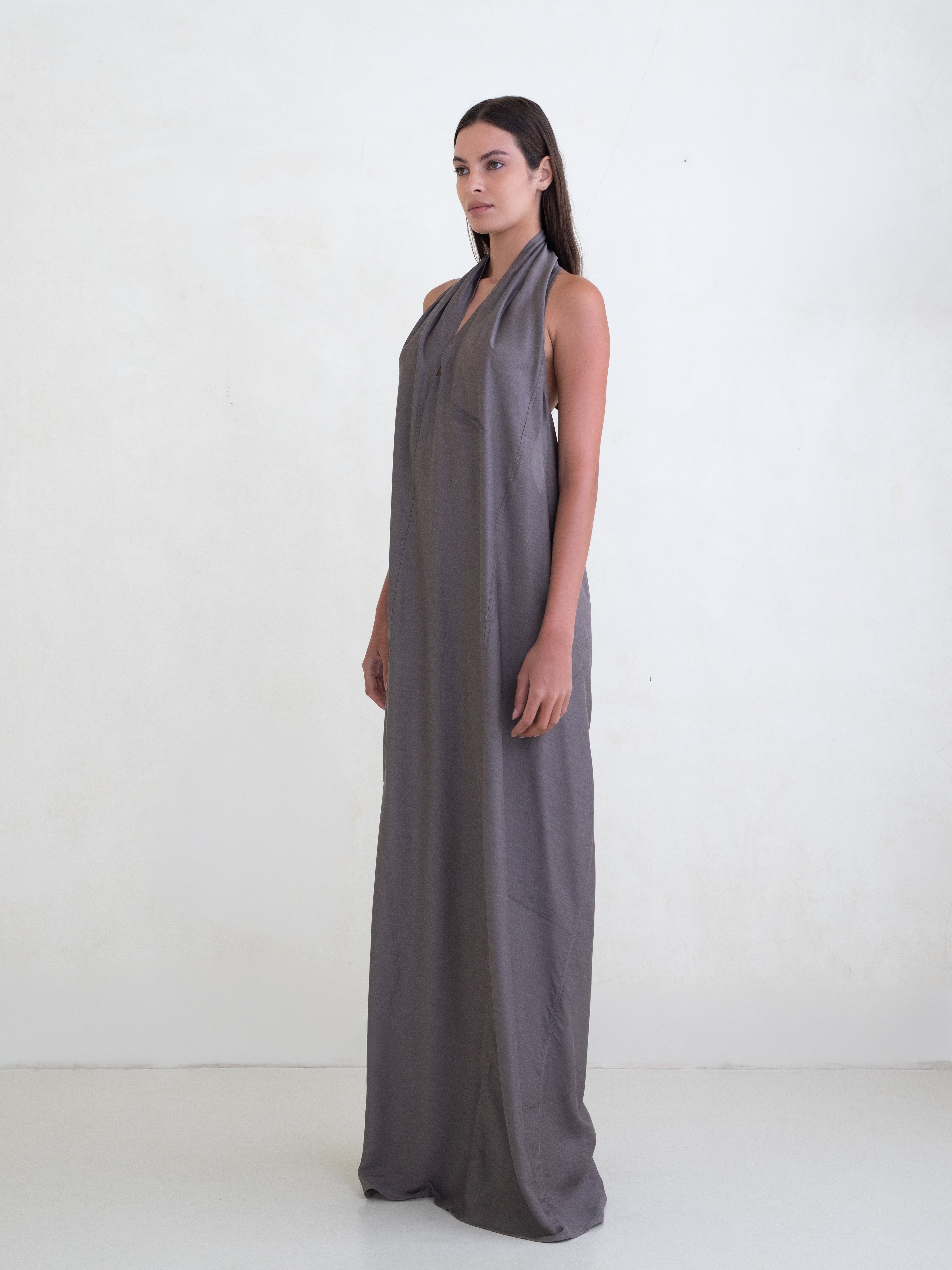 Spiral Dress - Taupe