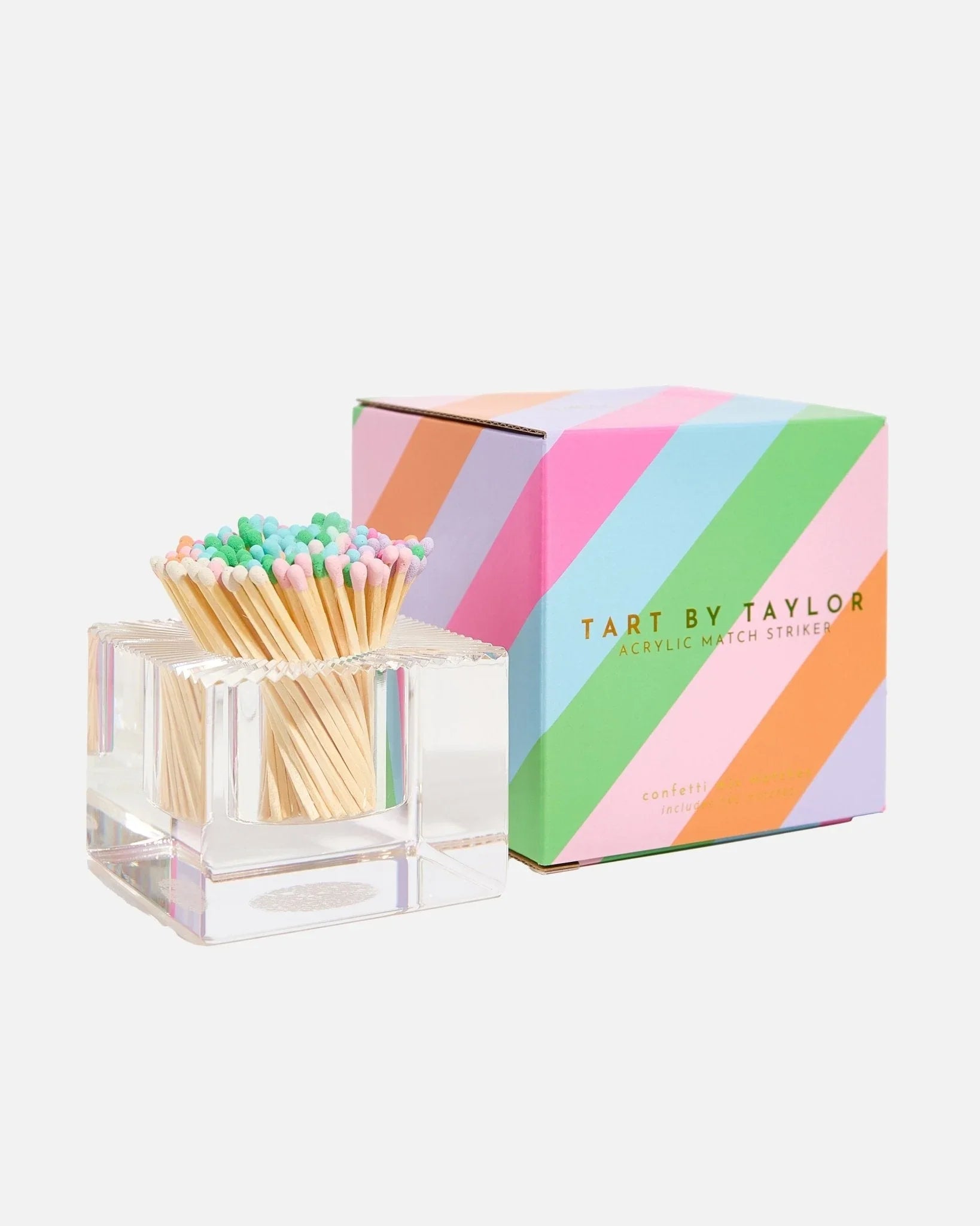 Square Match Striker w/ Confetti Matches