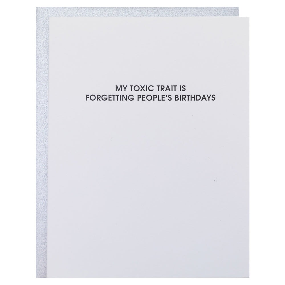 Toxic Trait Forgetting Birthdays
