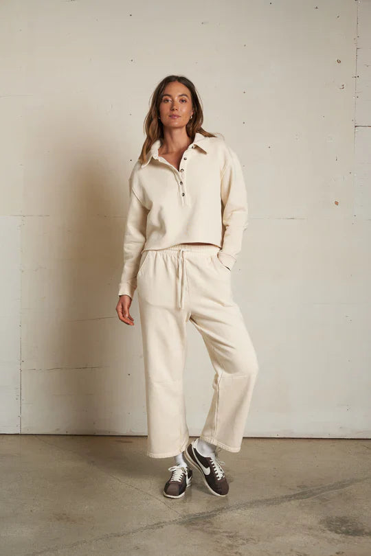 Fallon Barrel Sweatpant in Sugar