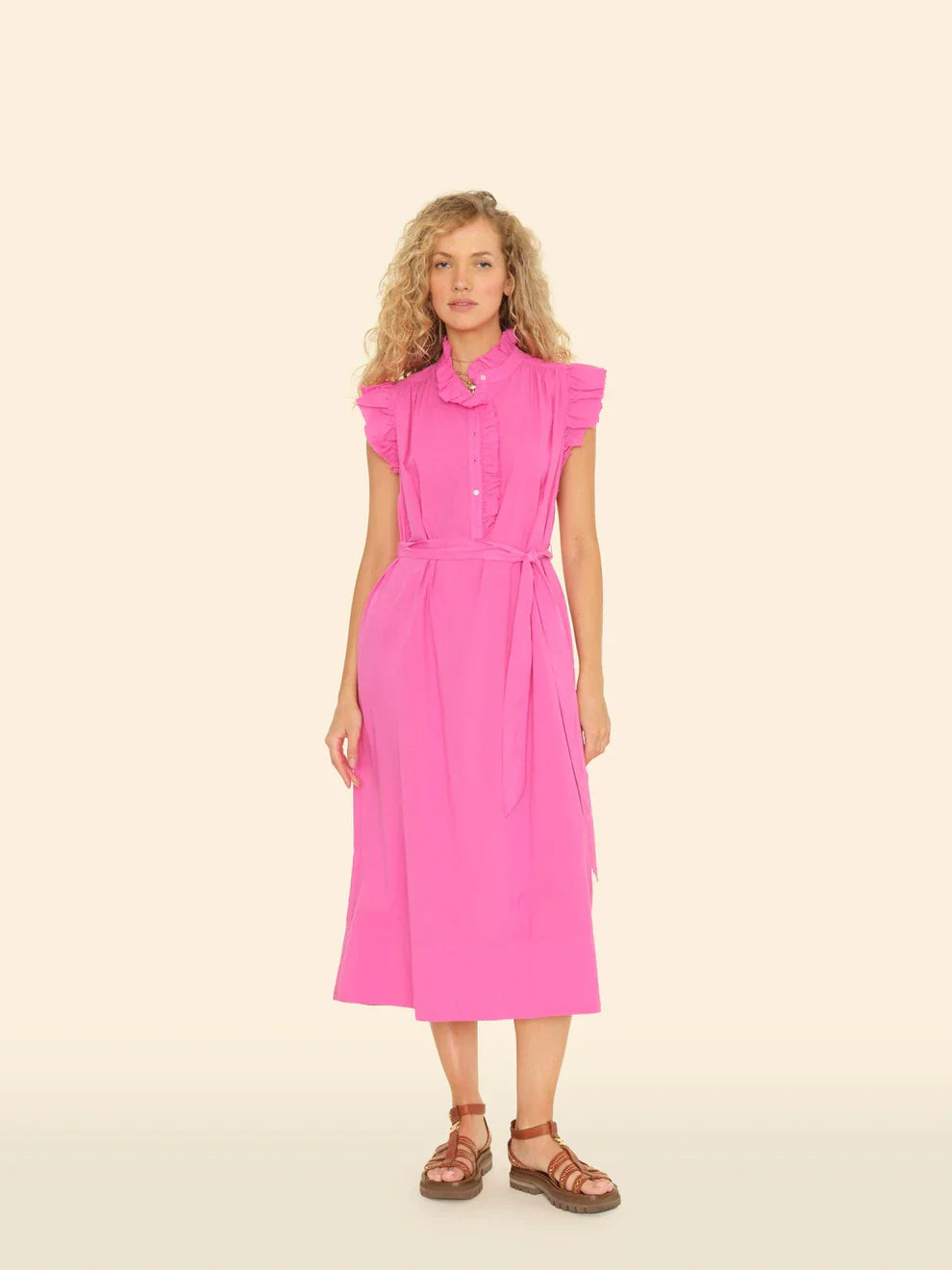 April Dress in Pink Thorn
