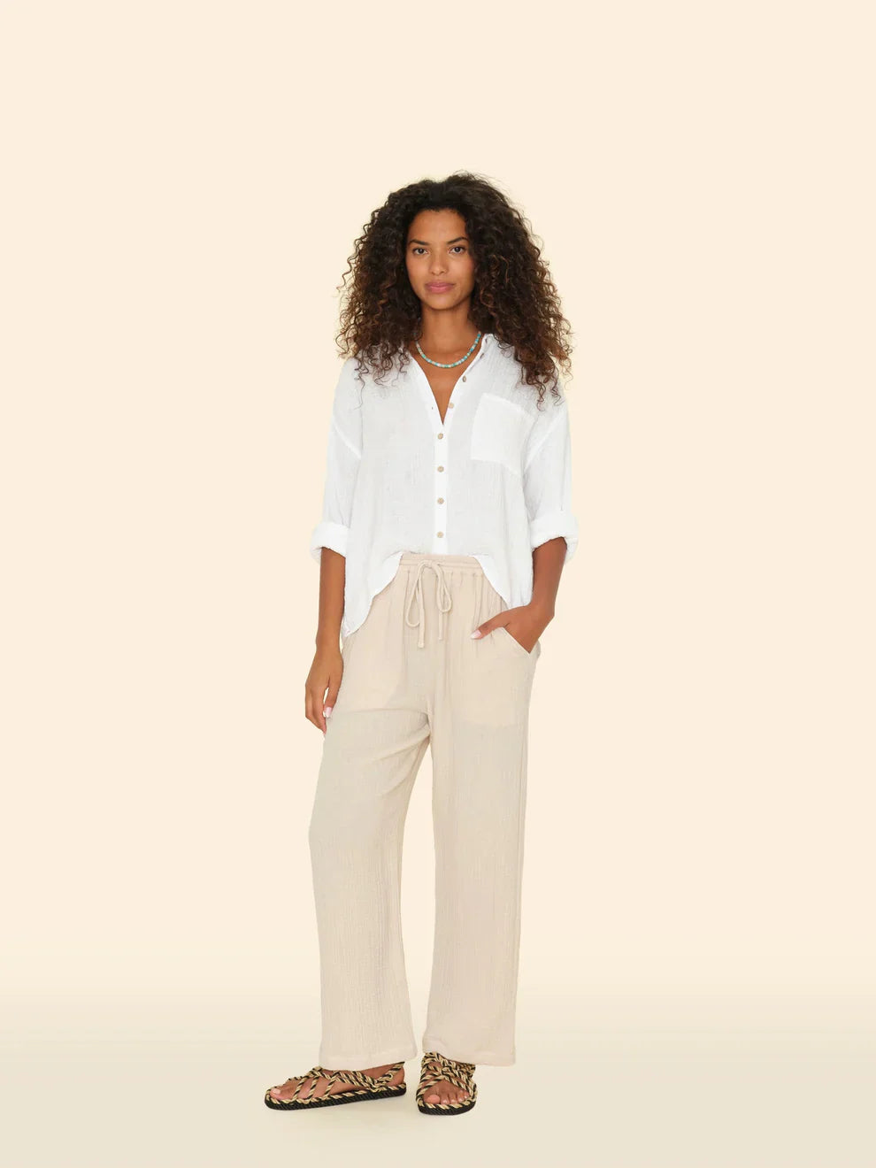 Devon Pant in Silver Slate