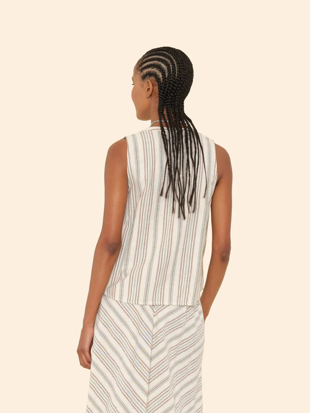 Twyla Top in Ivory Sand