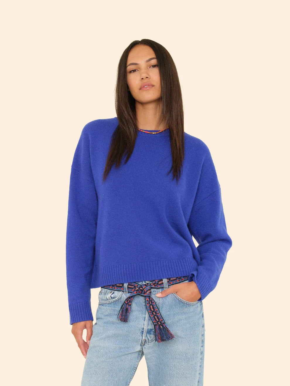Lela Sweater in Bright Cobalt