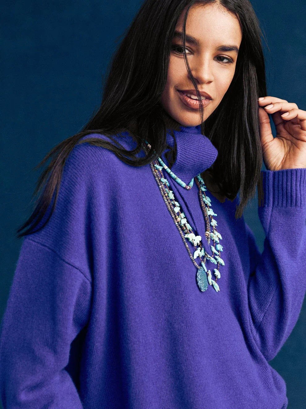 Lela Sweater in Bright Cobalt