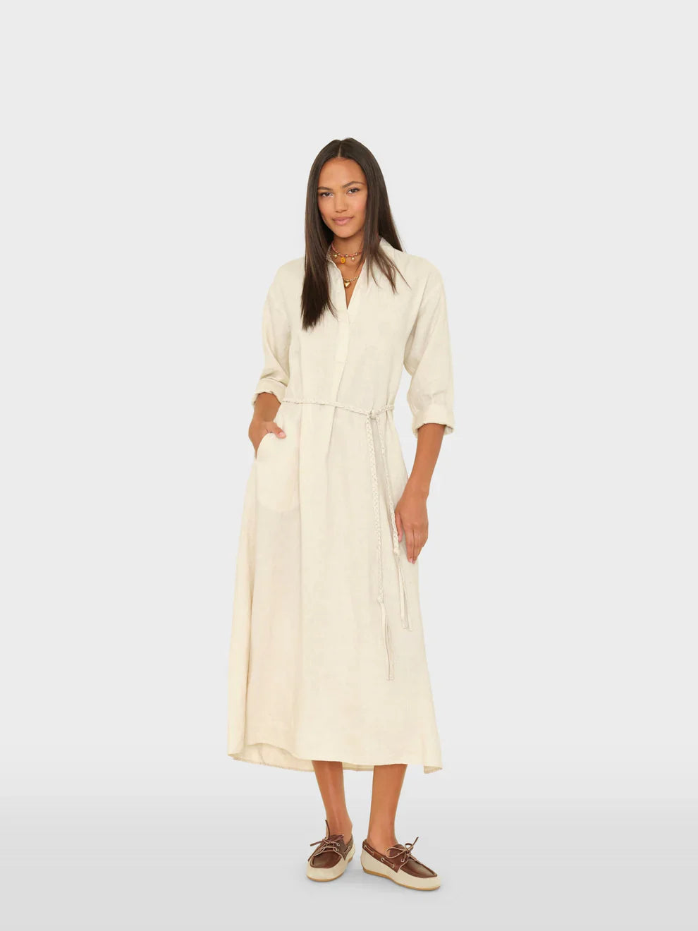 Hollie Dress in Winds Linen