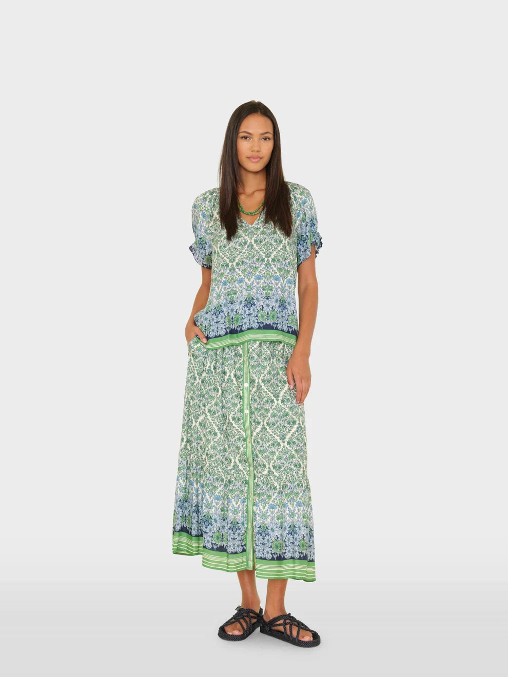 Taryn Skirt in Blue Mint
