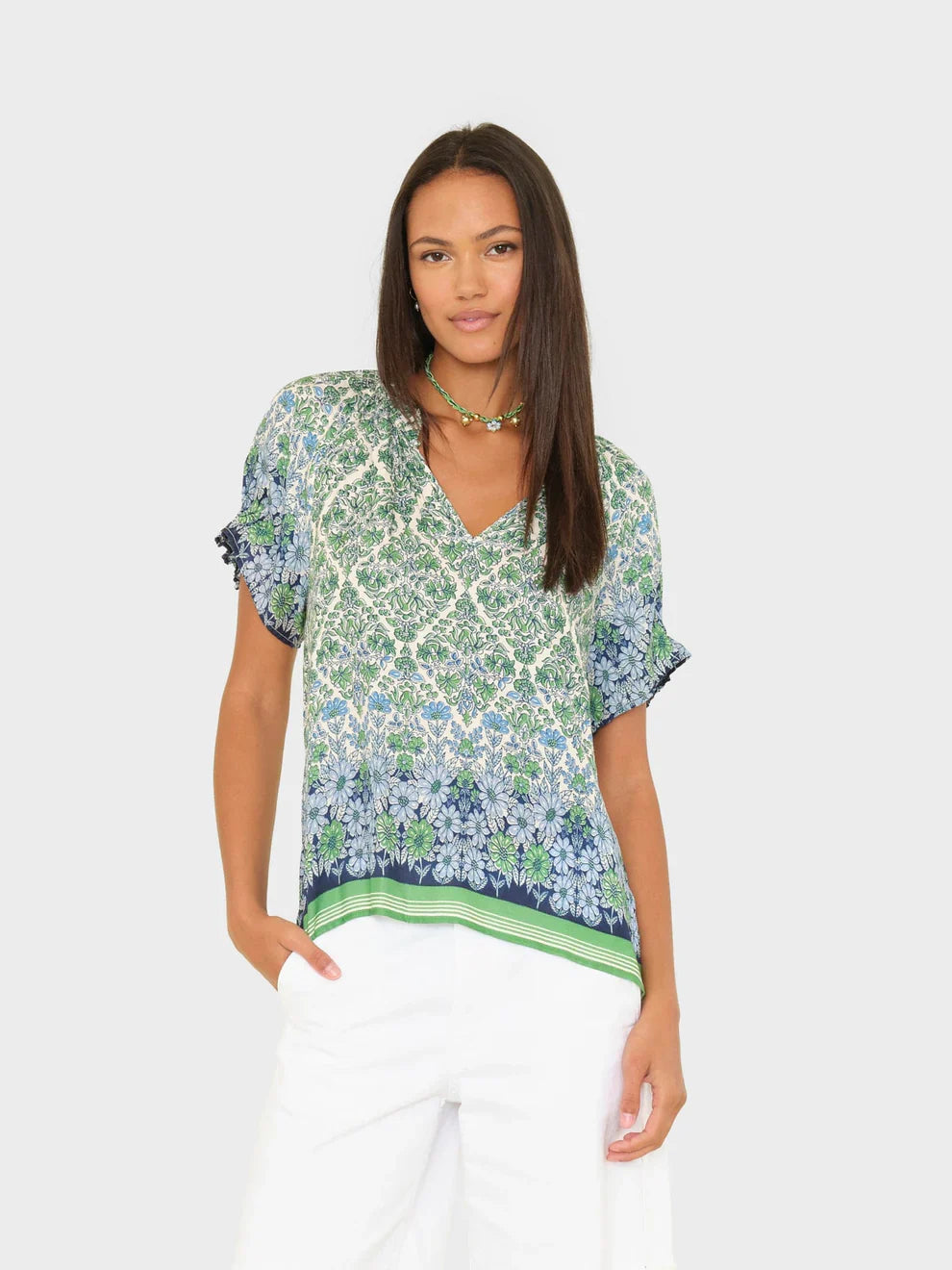 Aivy Top in Blue Mint