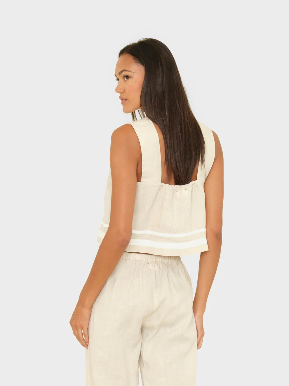 Leni Top in Winds Linen