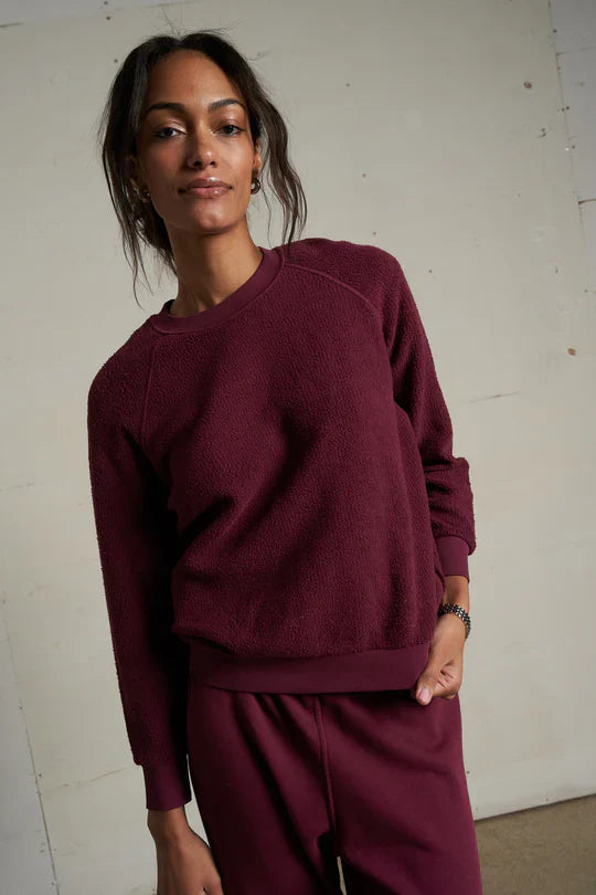 Ziggy Sweatshirt in Dark Burgundy