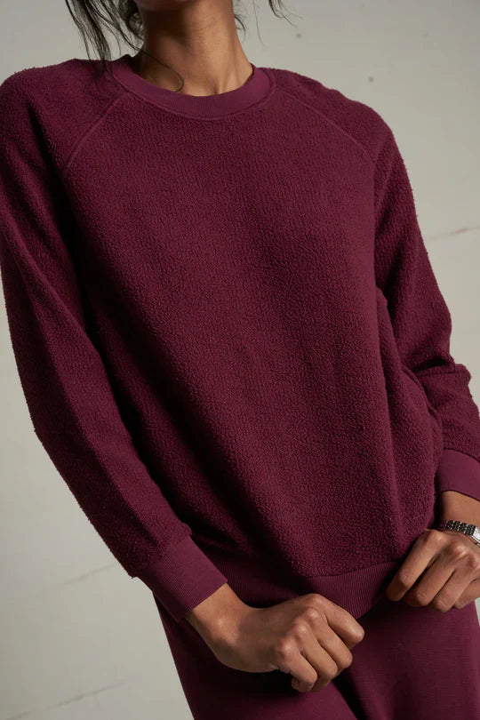 Ziggy Sweatshirt in Dark Burgundy